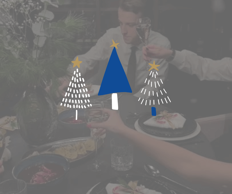 Grafika promująca kolację wigilijną w Mercato Bistro & Bar